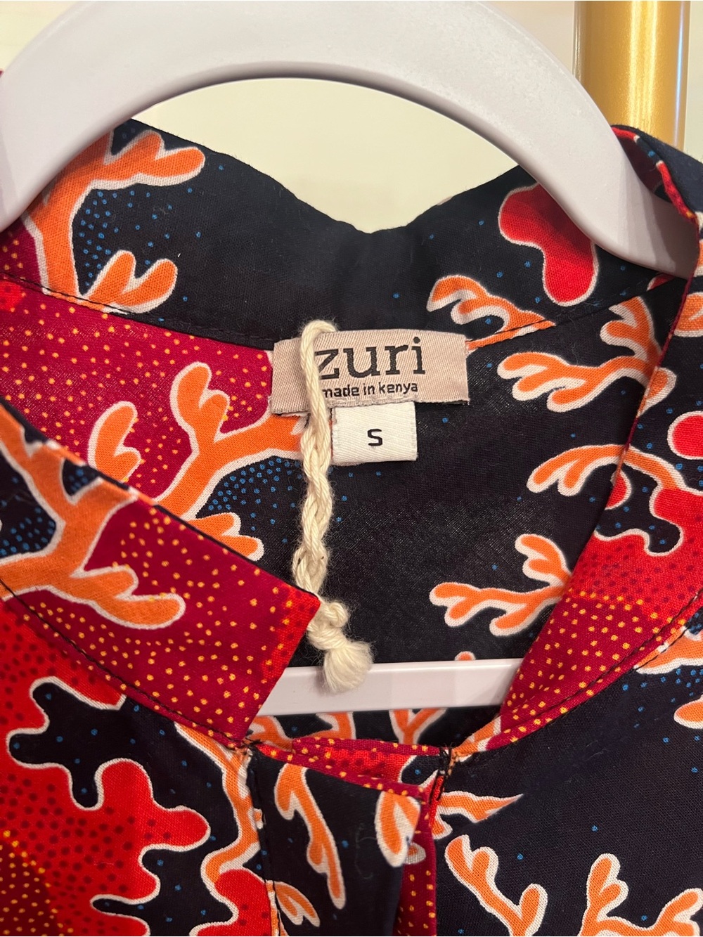 Zuni Red & Black Printed Midi Shirt Dress - Picture 3 of 6